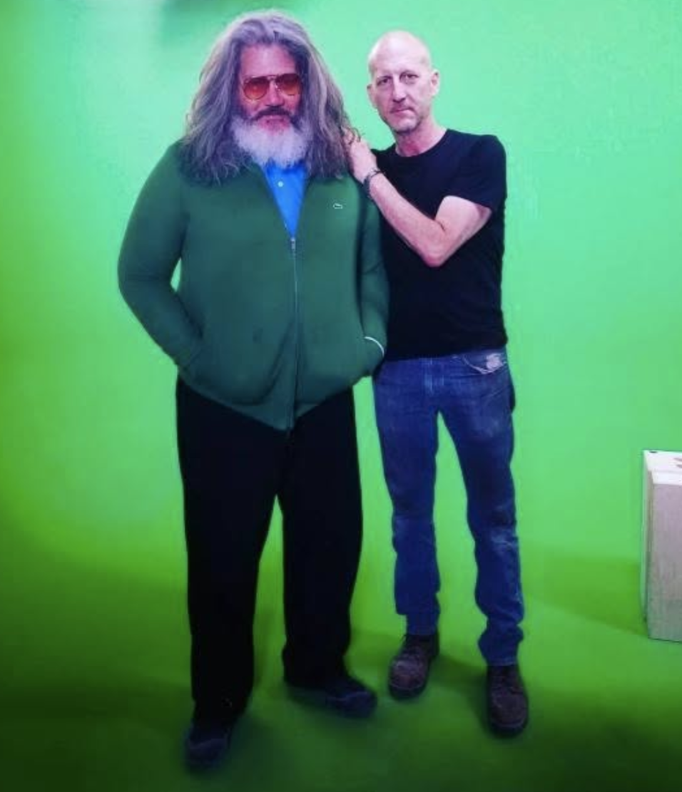 With Danny Vinnick at Brink Studios, Tucson, Arizona 2017.