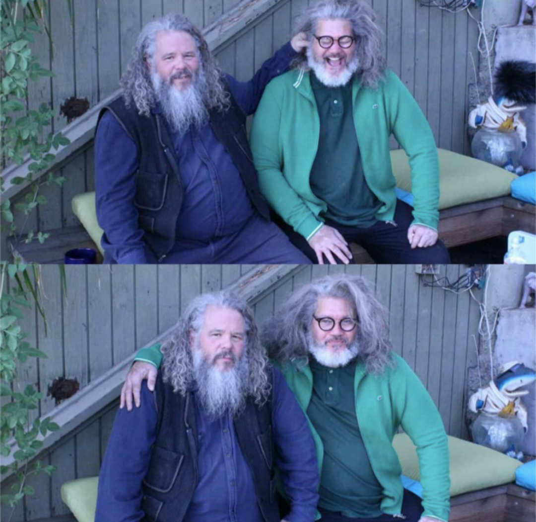 Mark Boone Junior & Will, Hollywood Hills 2021.