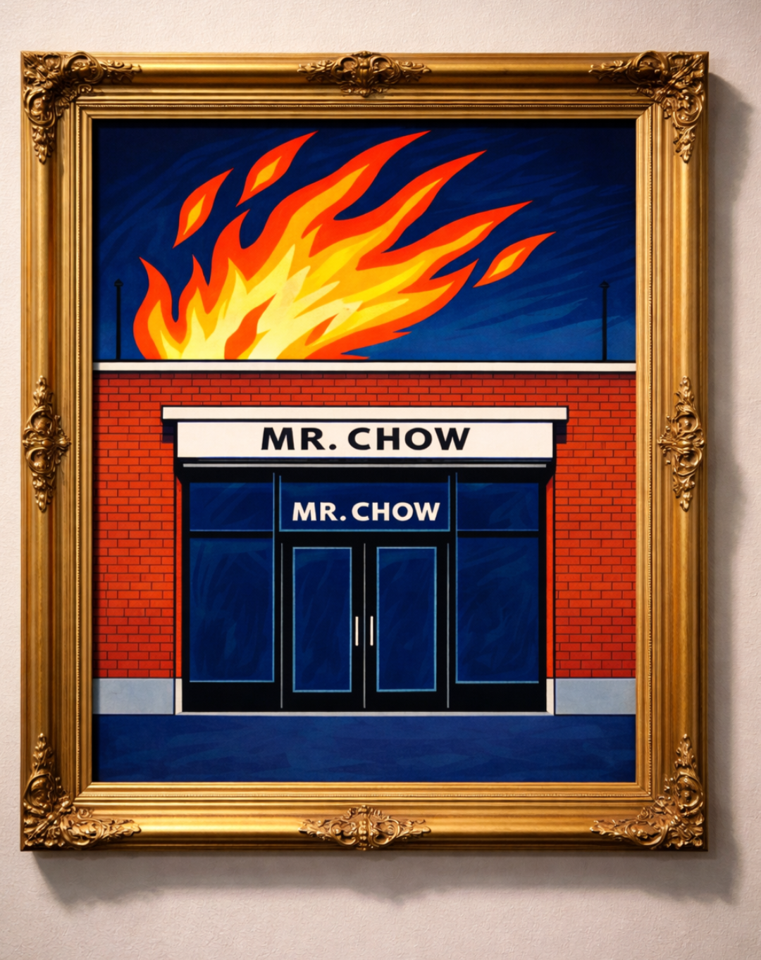 Framed Mr. Chow image