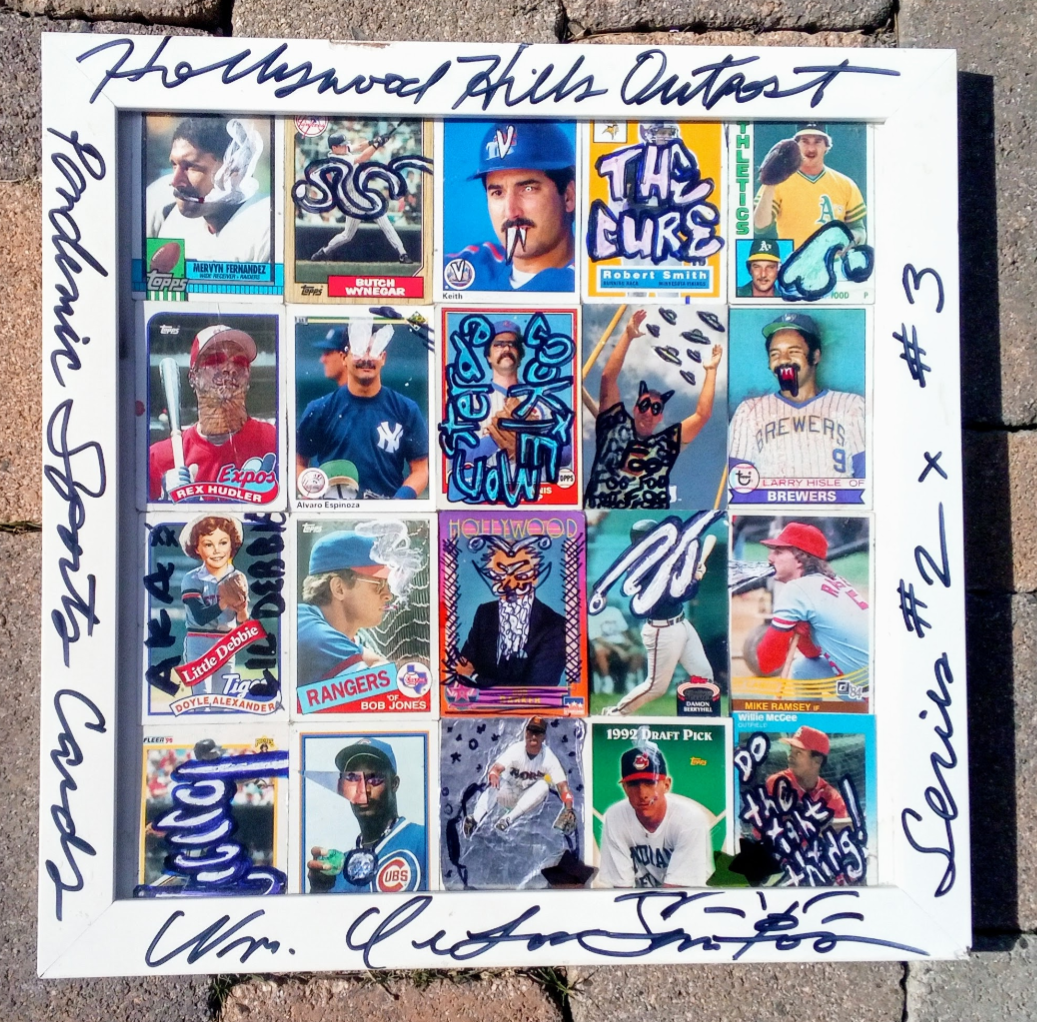 Hollywood Hills Outpost baseball card frame