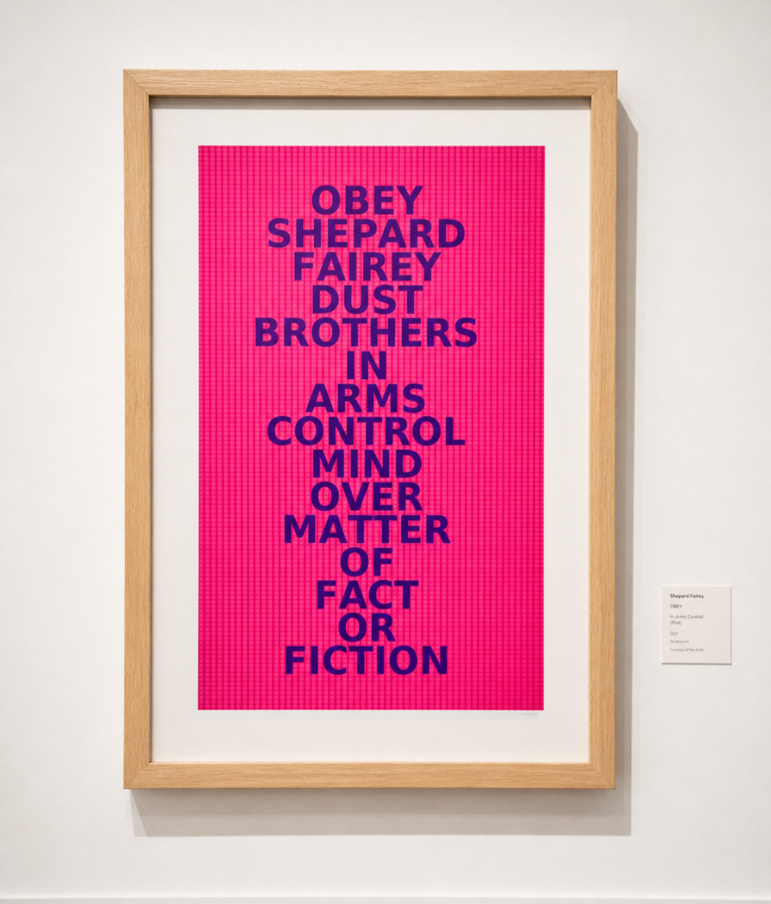 Obey Shepard Fairey Dust Brothers text work