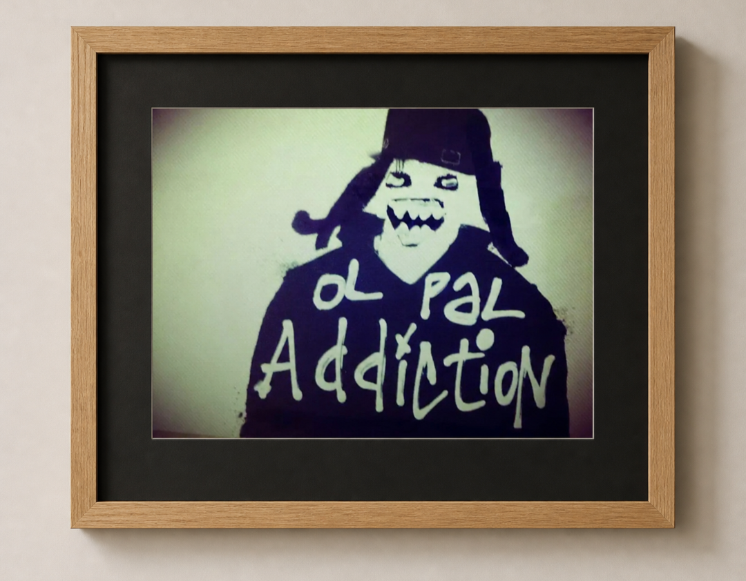 OL PAL Addiction framed work