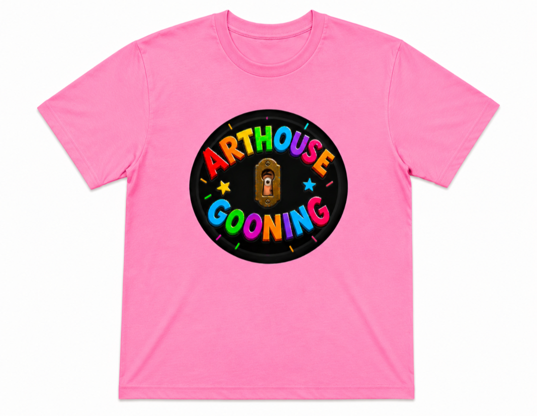 ARTHOUSE GOONING Badge Tee : Pink