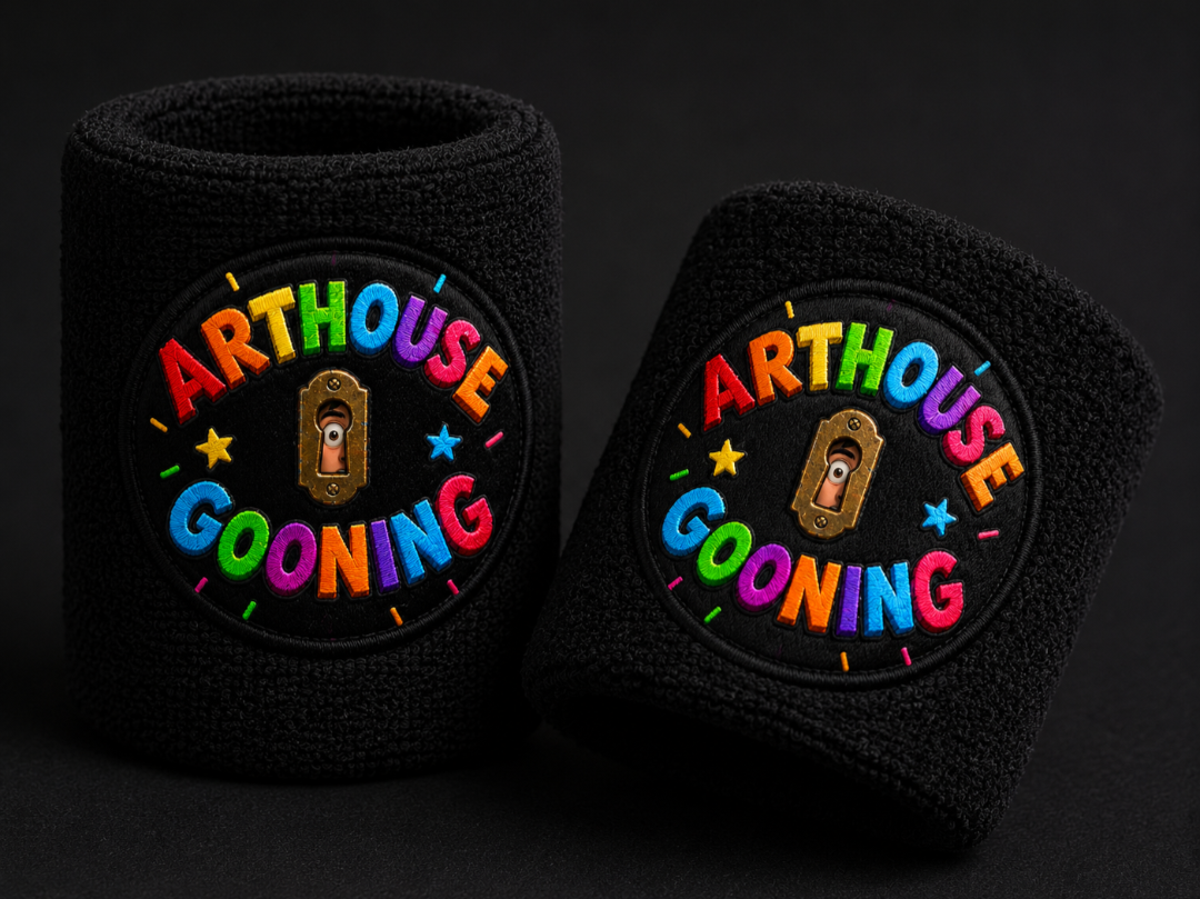ARTHOUSE GOONING Badge Wristbands : Black Pair