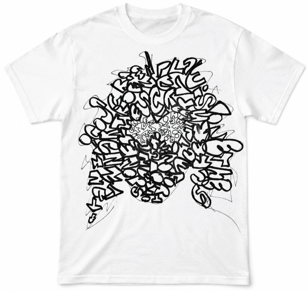 Will De Los Santos Self-Portrait Tee : White