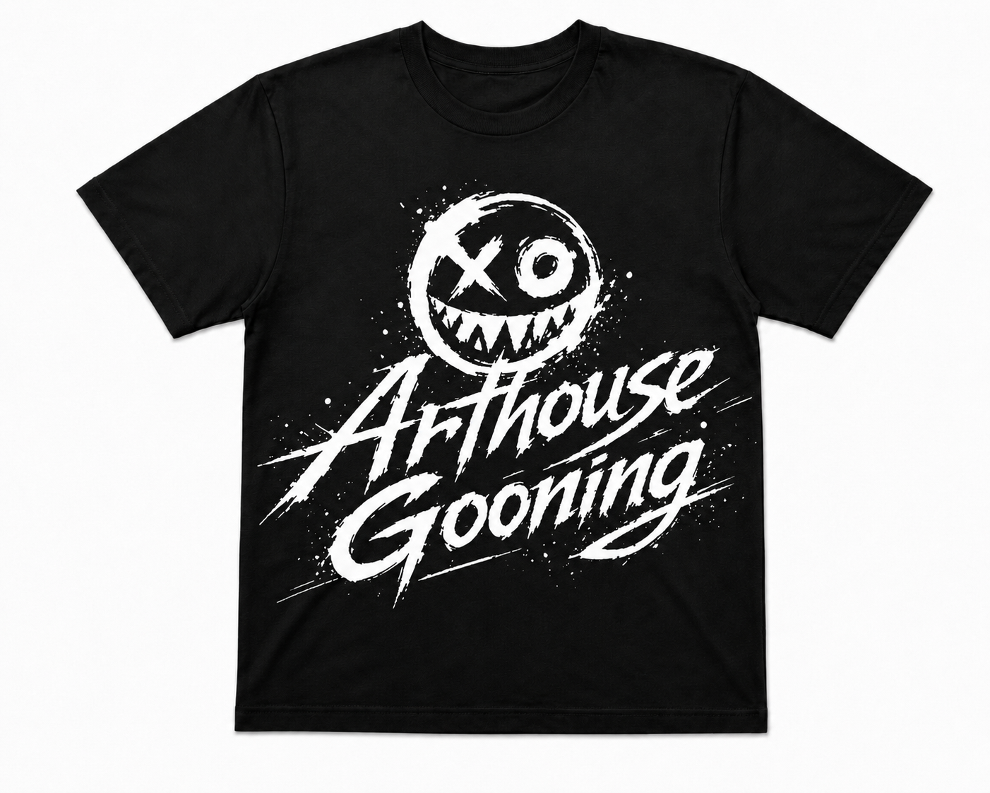 ARTHOUSE GOONING Script Tee : Black