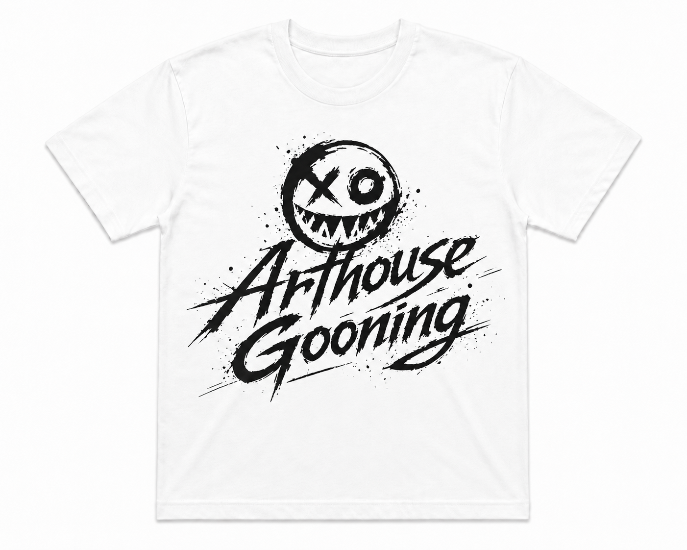 ARTHOUSE GOONING Script Tee : White