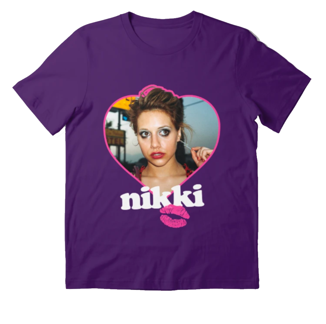 Nikki Heart Tee : Purple