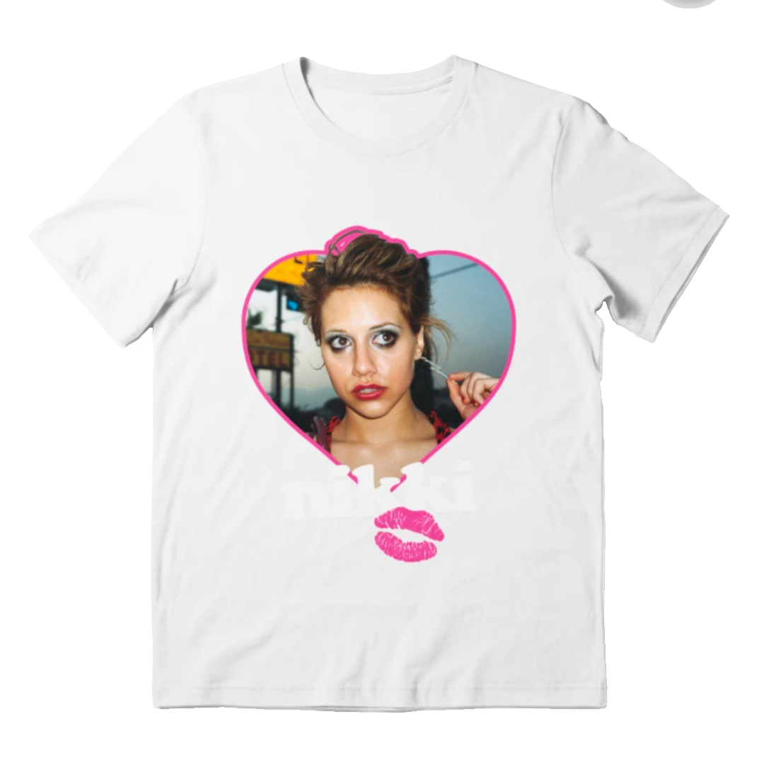 Nikki Heart Tee : White